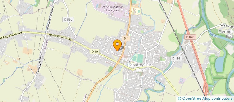 localisation de l'entreprise SCI ALBA à LABARTHE-SUR-LEZE