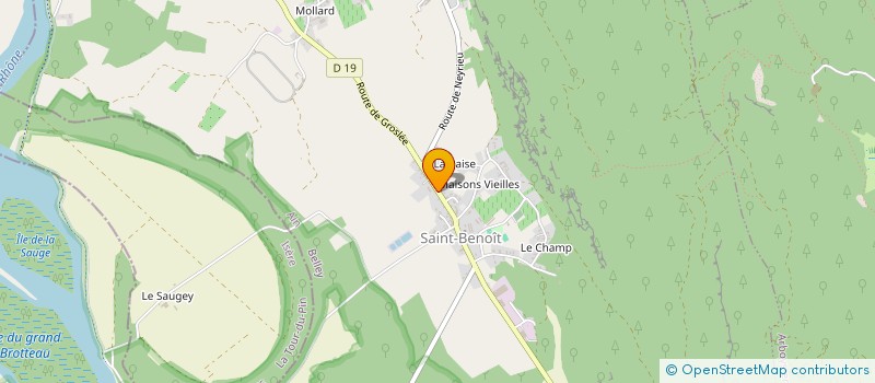 localisation de l'entreprise SCI ALBA  GROSLEE-SAINT-BENOIT