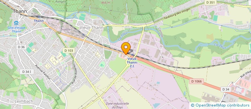 localisation de l'entreprise SCI ALBA-CARREFOUR  VIEUX-THANN