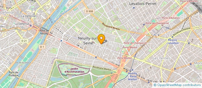 localisation de l'entreprise SCI ALBADY à NEUILLY-SUR-SEINE