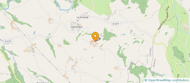 localisation de l'entreprise SCI ALBAGNAC-ARNOU  ARVIEU