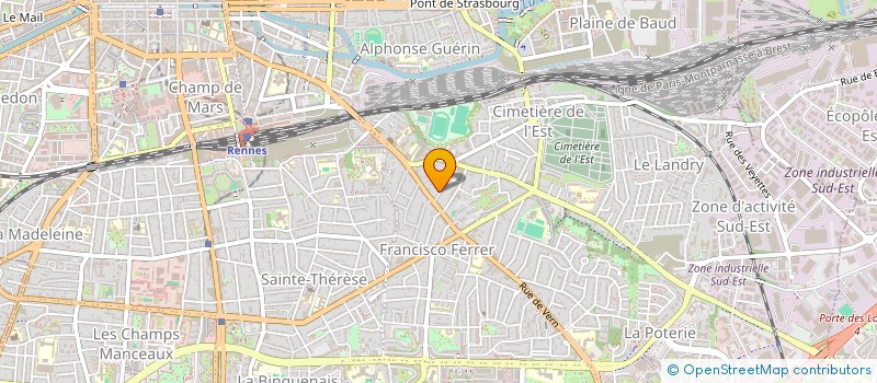 localisation de l'entreprise SCI ALBAICIN  RENNES