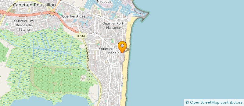 localisation de l'entreprise SCI ALBALOC  CANET-EN-ROUSSILLON