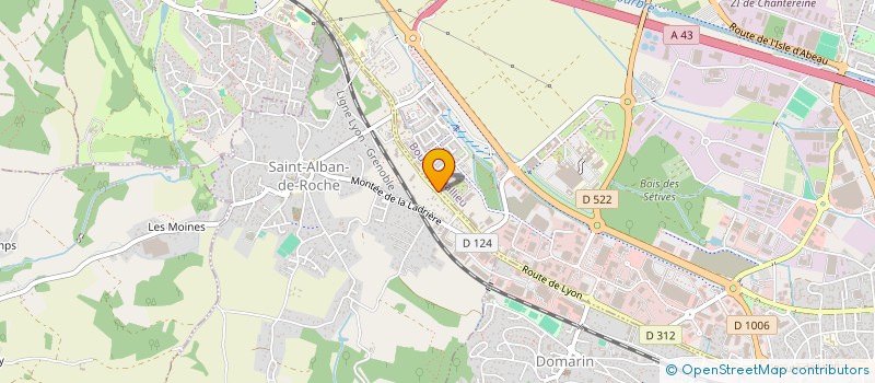 localisation de l'entreprise SCI ALBAN  SAINT-ALBAN-DE-ROCHE