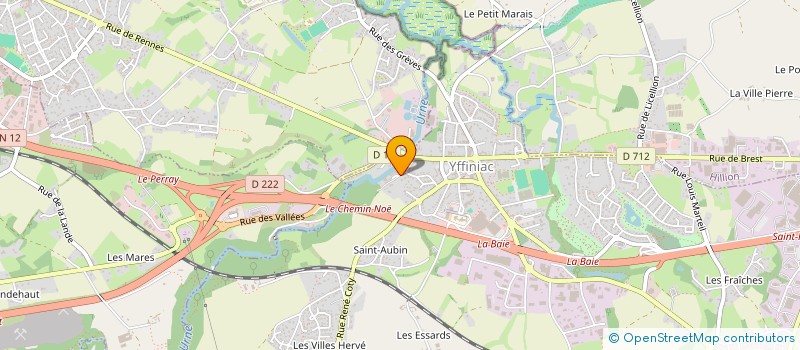 localisation de l'entreprise SCI ALBAN  YFFINIAC