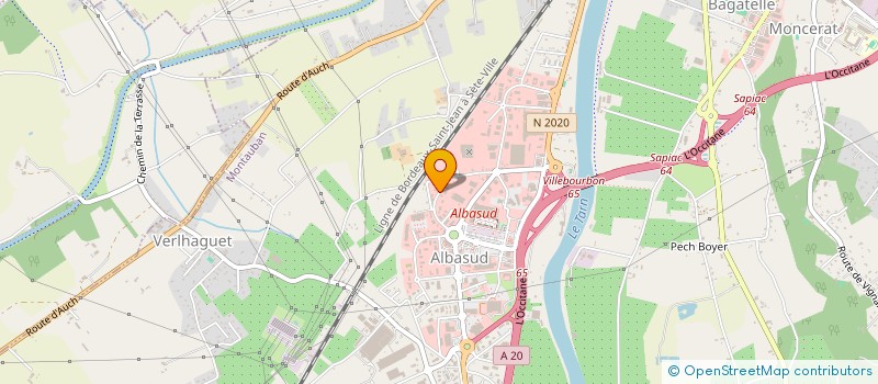 localisation de l'entreprise SCI ALBANE  MONTAUBAN