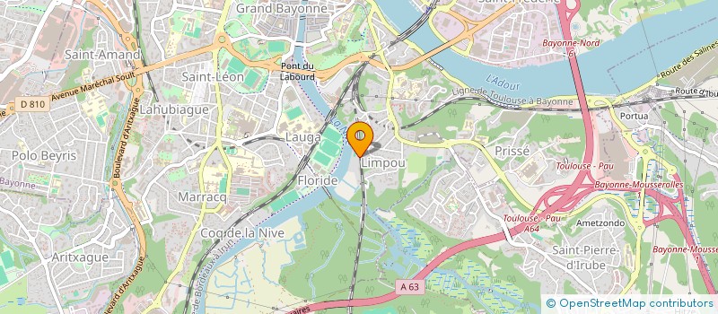 localisation de l'entreprise SCI ALBANE à BAYONNE