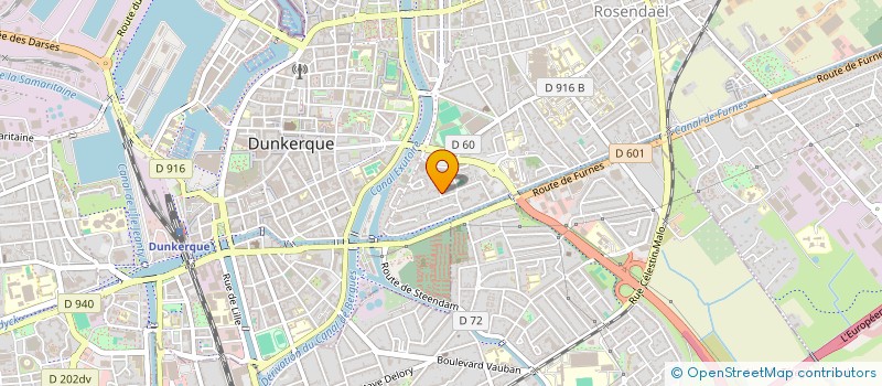 localisation de l'entreprise SCI ALBANE à DUNKERQUE