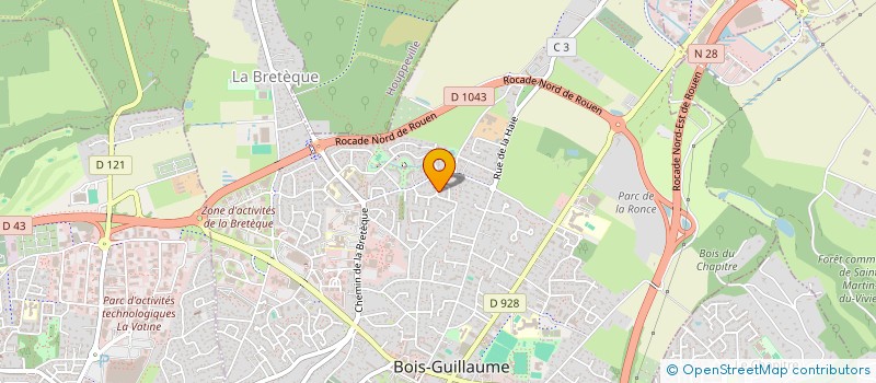 localisation de l'entreprise SCI ALBANE ET GODEFROY à BOIS-GUILLAUME
