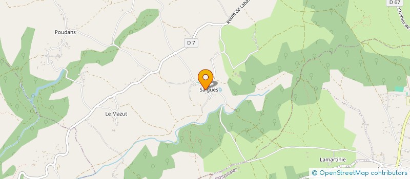 localisation de l'entreprise SCI ALBANIE  LABASTIDE-MARNHAC