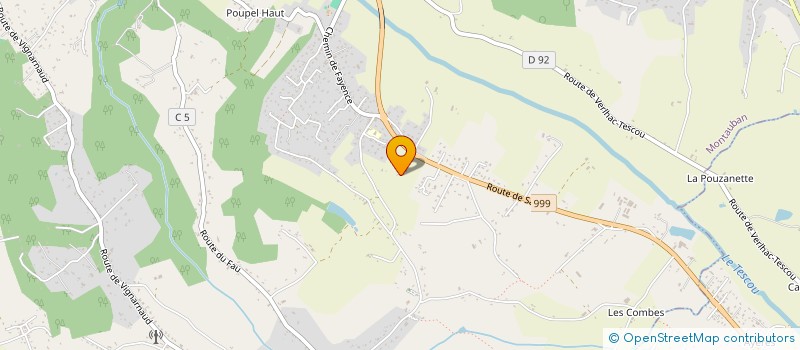 localisation de l'entreprise SCI ALBAPOLE  MONTAUBAN