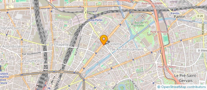 localisation de l'entreprise SCI ALBAR  PARIS