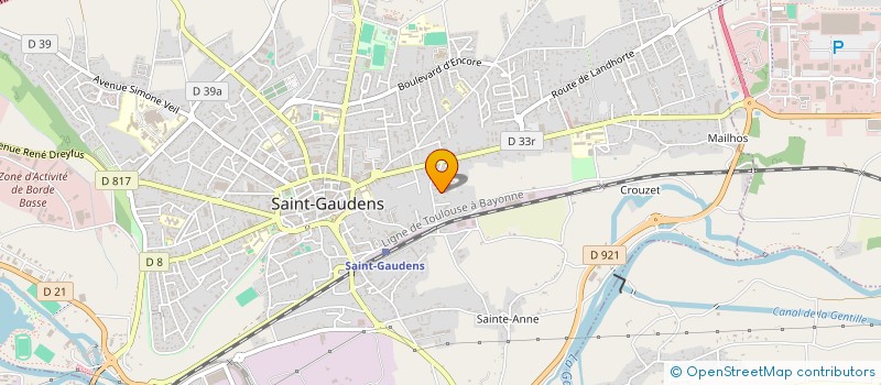 localisation de l'entreprise SCI ALBARAKA à SAINT-GAUDENS