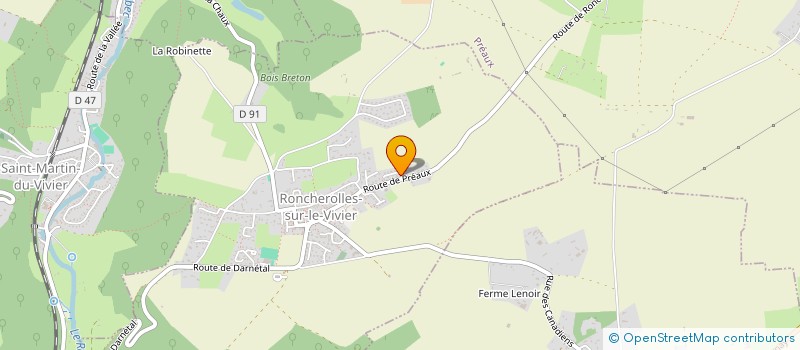 localisation de l'entreprise SCI ALBARAKA  RONCHEROLLES-SUR-LE-VIVIER