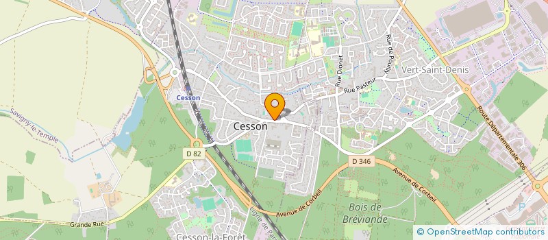 localisation de l'entreprise SCI ALBARET III  CESSON