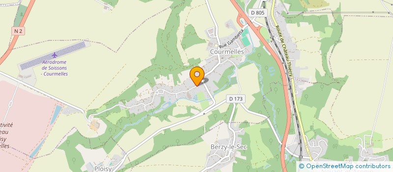 localisation de l'entreprise SCI ALBARINE INVEST IMMO  COURMELLES