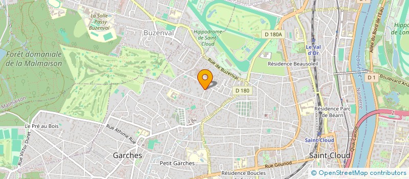 localisation de l'entreprise SCI ALBARON à GARCHES