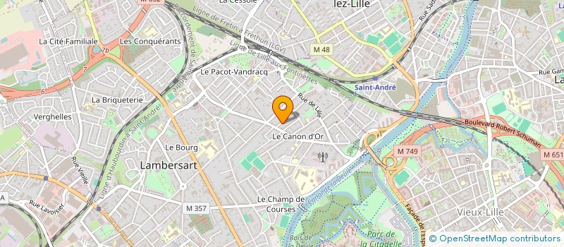 localisation de l'entreprise SCI ALBARON à LAMBERSART