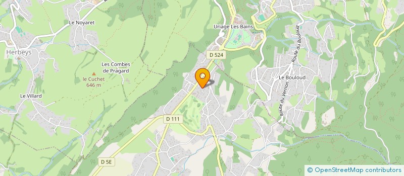 localisation de l'entreprise SCI ALBAS  VAULNAVEYS-LE-HAUT