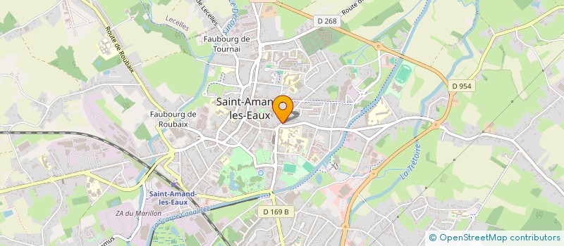 localisation de l'entreprise SCI ALBASA  SAINT-AMAND-LES-EAUX