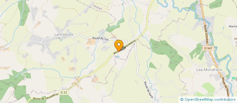 localisation de l'entreprise SCI ALBAT  ORTHEZ