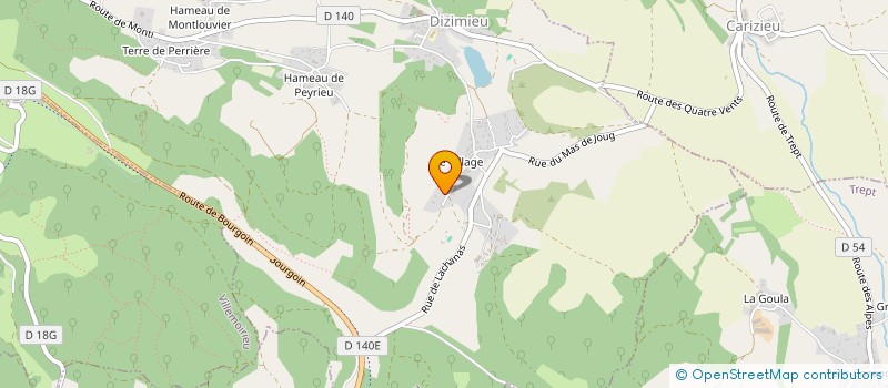 localisation de l'entreprise SCI ALBATHIB  DIZIMIEU