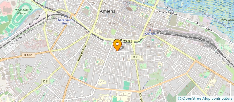 localisation de l'entreprise SCI ALBATRIS à AMIENS