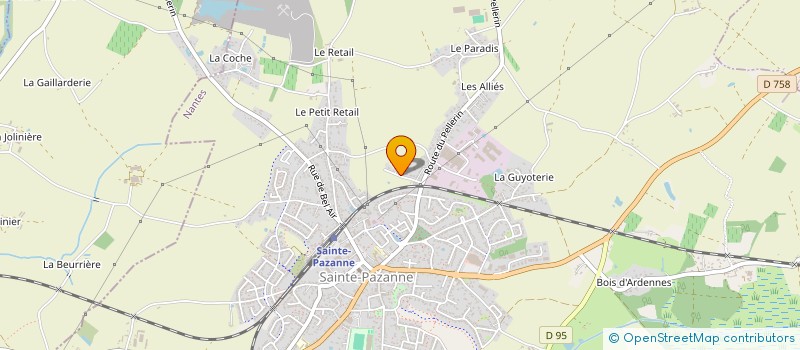 localisation de l'entreprise SCI ALBATRIST  SAINTE-PAZANNE