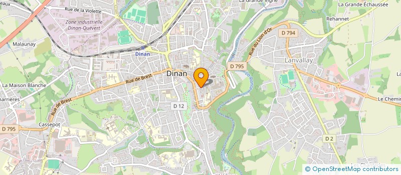 localisation de l'entreprise SCI ALBATROS  DINAN