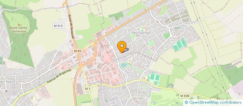 localisation de l'entreprise SCI ALBATROS  SEICHAMPS