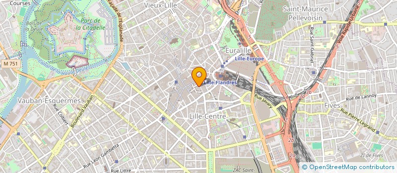 localisation de l'entreprise SCI ALBATROS à LILLE