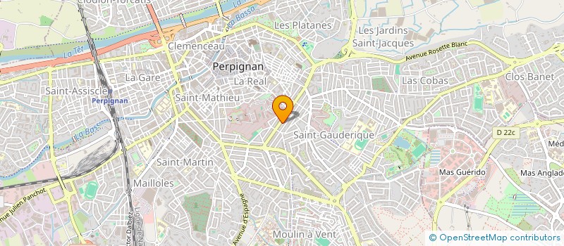 localisation de l'entreprise SCI ALBATROS  PERPIGNAN