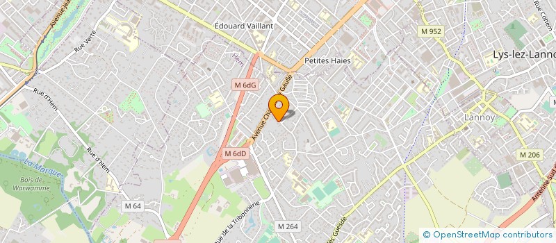 localisation de l'entreprise SCI ALBATROS  HEM