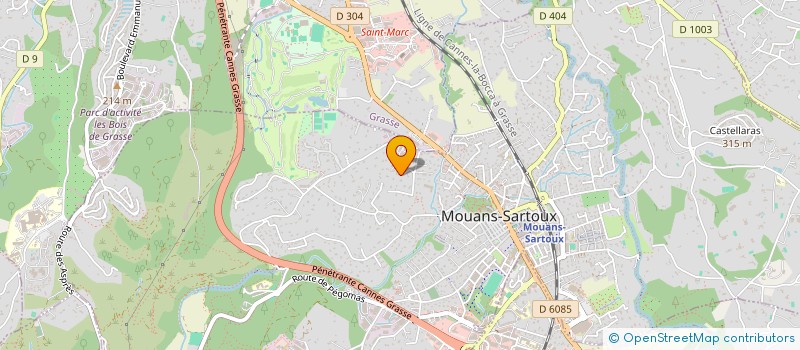 localisation de l'entreprise SCI ALBATROS à MOUANS-SARTOUX