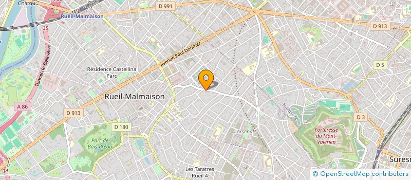 localisation de l'entreprise SCI ALBATROS à RUEIL MALMAISON
