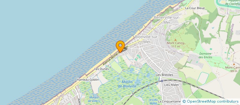 localisation de l'entreprise SCI ALBATROS  BLONVILLE-SUR-MER