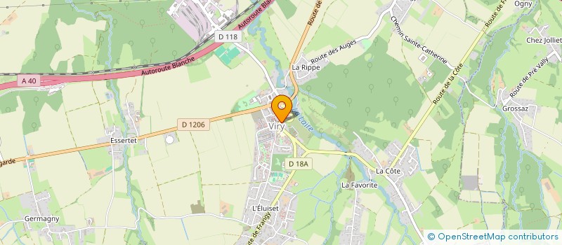 localisation de l'entreprise SCI ALBATROS  VIRY