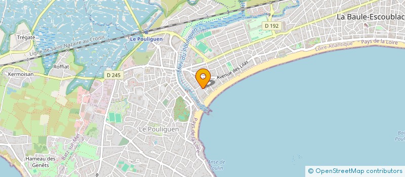 localisation de l'entreprise SCI ALBATROS  LA BAULE-ESCOUBLAC