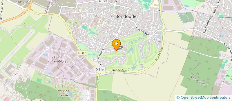 localisation de l'entreprise SCI ALBATROS à BONDOUFLE