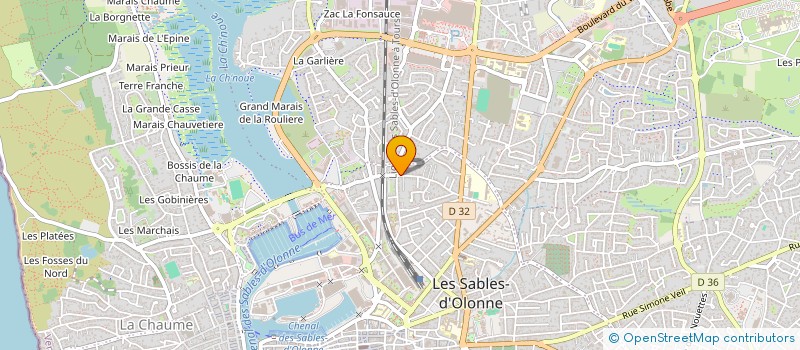 localisation de l'entreprise SCI ALBATROS à LES SABLES D'OLONNE