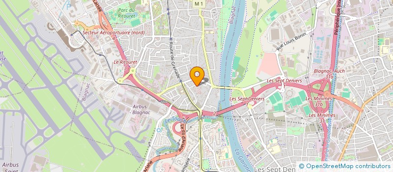 localisation de l'entreprise SCI ALBATROS  BLAGNAC