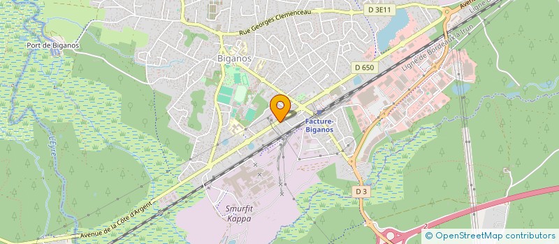 localisation de l'entreprise SCI ALBATROS  BIGANOS