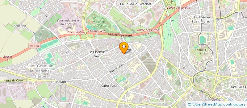 localisation de l'entreprise SCI ALBAUR à CAEN