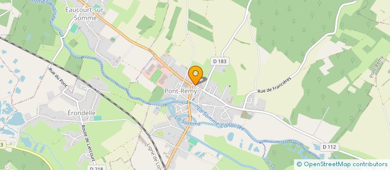 localisation de l'entreprise SCI ALBAUT  PONT-REMY