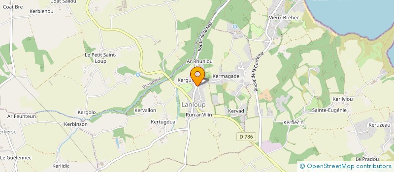 localisation de l'entreprise SCI ALBAVIA  LANLOUP