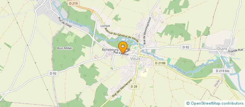 localisation de l'entreprise SCI ALBAXA  VOULX