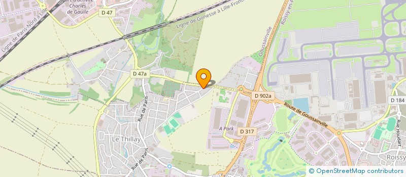 localisation de l'entreprise SCI ALBAY  LE THILLAY