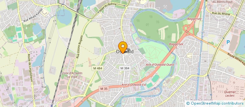 localisation de l'entreprise SCI ALBAYRAK  OSTWALD