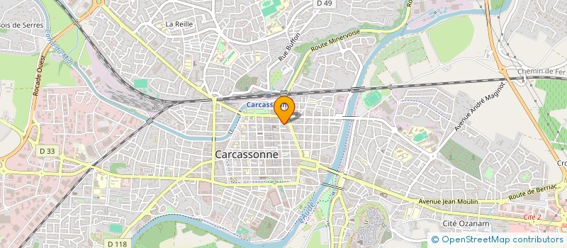 localisation de l'entreprise SCI ALBE à CARCASSONNE