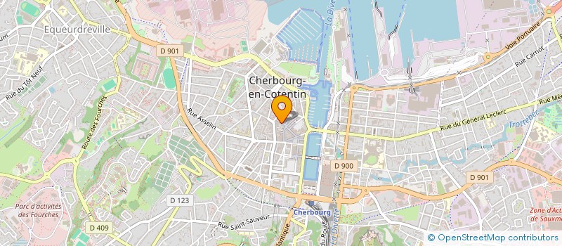 localisation de l'entreprise SCI ALBE à CHERBOURG-EN-COTENTIN
